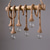 voordelige Clusterontwerp-6-lichts hanglamp 80cm led cluster design hout / bamboe landelijke eetkamer ketting / snoer verstelbaar 110-120v 220-240v
