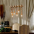 voordelige Clusterontwerp-6-lichts hanglamp 80cm led cluster design hout / bamboe landelijke eetkamer ketting / snoer verstelbaar 110-120v 220-240v