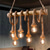 voordelige Clusterontwerp-6-lichts hanglamp 80cm led cluster design hout / bamboe landelijke eetkamer ketting / snoer verstelbaar 110-120v 220-240v