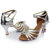abordables Chaussures de danses latines-chaussures de danse latine à imprimé léopard pour femmes – talons à lanières avec semelle en daim pour la salsa et la performance