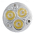 tanie Żarówki Punktowe LED-10 sztuk 9w żarówka led reflektor 900lm mr16 3 led koraliki led dekoracyjne ciepły zimny biały dla krajobrazu wpuszczane oświetlenie toru ac12v 90w odpowiednik halogenowy