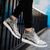 cheap Men&#039;s Sneakers-Men&#039;s Gold Glitter High Top Sneakers - Shiny Lace-Up Streetwear Shoes for Nightlife and Party Events