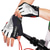 billige Cykelhandsker-Nuckily Vinterhandsker Cykelhandsker Mountain Bike Handsker Bjerg Cykling Anti-glide Reflekterende Åndbart Beskyttende Fingerløs Halvfinger Aktivitets- / Sportshandsker Terry Klud Lycra Hvid til