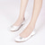 cheap Semi-Formal-Women&#039;s Navy Blue Satin Ballet Flats  with Rhinestone Embellishment - Elegant Wedding and Evening Shoes