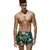 זול בגדי ים ושחייה-בגדי ריקוד גברים מכנסי שחייה מכנסי שורט בגדי ים בגדי ים דפוס חוף פרחוני קיץ כל העונות / מותן בינוני