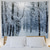 cheap Wall Tapestries-Snow Forest Hanging Tapestry Wall Art Large Wall Tapestry Decor Backdrop Blanket Curtain Mural Home Bedroom Living Room Decoration