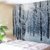 cheap Wall Tapestries-Snow Forest Hanging Tapestry Wall Art Large Wall Tapestry Decor Backdrop Blanket Curtain Mural Home Bedroom Living Room Decoration