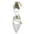 abordables Madre de la Novia/Novio-Mujer Zapatos de boda Lentejuelas cristal brillo D'Orsay y Dos Piezas Zapatos de novia Perla Talón de la correa del tobillo Dedo Puntiagudo Clásico Satén Tira de tobillo Negro Blanco Marfil
