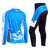 cheap Cycling Jersey &amp; Shorts / Pants Sets-Nuckily Women&#039;s Long Sleeve Cycling Jersey with Tights Mountain Bike MTB Road Bike Cycling Winter Blue Graphic Floral Botanical Design Bike Lycra Windproof Anatomic Design Sports Graphic Floral