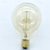 cheap Incandescent Bulbs-1pc Vintage Edison Bulbs with Spiral Filament 40W Dimmable E27 G95 Round Globe Large Antique Light Golden Finish Industrial Design Amber