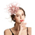 cheap Fascinators-Fascinators Headpiece Tulle Tea Party Horse Race Ladies Day Elegant Retro With Feather Flower Headpiece Headwear dress to impress Race Day Dress