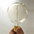 cheap Incandescent Bulbs-1pc Vintage Edison Bulbs with Spiral Filament 40W Dimmable E27 G95 Round Globe Large Antique Light Golden Finish Industrial Design Amber