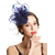 cheap Fascinators-Fascinators Headpiece Tulle Tea Party Horse Race Ladies Day Elegant Retro With Feather Flower Headpiece Headwear dress to impress Race Day Dress