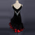 abordables Ropa de baile latino-baile salsa baile latino vestido junta dividida cristales / diamantes de imitación mujer rendimiento sin mangas spandex organza / salón de baile