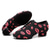 abordables Zapatos de baile para entrenar-Mujer Zapatos de Baile Latino Practica Trainning Zapatos de baile Baile en línea Rendimiento Fiesta Entrenamiento Con Lazo Patrón / Estampado Oxford Zapatilla Diseño / Estampado Talón grueso Negro