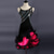 abordables Ropa de baile latino-baile salsa baile latino vestido junta dividida cristales / diamantes de imitación mujer rendimiento sin mangas spandex organza / salón de baile