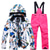 Χαμηλού Κόστους Ρούχα Σκι-ARCTIC QUEEN Αγορίστικα Κοριτσίστικα Μπουφάν με παντελόνι για σκι Στολή για σκι Εξωτερική Χειμώνας Διατηρείτε Ζεστό Αδιάβροχη Αντιανεμικό Αναπνέει Αποσπώμενη κουκούλα Κοστούμι χιονιού Ρούχα σύνολα για
