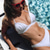 cheap Bikini Sets-Women&#039;s Swimwear Bikini 2 Piece Swimsuit Lace up Solid Color White Black Fuchsia Orange Red Halter Bathing Suits New Vacation Sexy / Sports / Padded Bras