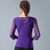 cheap Ballroom Dancewear-Ballroom Dance Top Ruching Crystals / Rhinestones Women&#039;s Training Performance 3/4 Length Sleeve Polyester