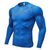 Χαμηλού Κόστους Μπλουζάκια Τρεξίματος-Ανδρικά Μακρυμάνικο Μπλούζα συμπίεσης Μπλουζάκι Φούτερ Κορυφή βασικού επιπέδου Αθλητικό Γρήγορο Στέγνωμα Ικανότητα να αναπνέει Ελαφρύ Καταλληλότητα Γυμναστήριο προπόνηση Τρέξιμο Τζόγκινγκ / Ελαστικό