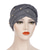 Χαμηλού Κόστους Ένδυση Πεζοπορίας Αξεσουάρ-γυναικεία μασίφ χάντρες Ινδία καπέλο μουσουλμανικό βολάν καρκίνος chemo beanie turban wrap cap(navy) beading braid india hat turbante mujer turbantes