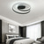 halpa Kattovalaisimet-1-valo 46 cm kattovalaisin led uppoasennettavat valot metalli geometrinen uutuus maalattu viimeistely moderni 110-120v 220-240v