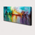 cheap Abstract Paintings-Large Size Oil Painting 100% Handmade Hand Painted Wall Art On Canvas Colorful Lake Abstract Blooming Fireworks Home Decoration Decor Rolled Canvas No Frame Unstretched