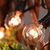 cheap Plug String Lights-Elegant Wedding Reception Party Outdoor String Lights 7.62M 25ft G40 Bulbs Outdoor Wedding Decoration Backyard Bistro Patio Balcony Home Decoration 7W Globe Light String 220-240V