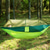 ieftine Mobilă de Camping-Hamac de camping cu plasă de țânțari Hamac dublu În aer liber Portabil Anti Țânțar Ultra Ușor (UL) Bine Ventilat Anti-Insecte Parașută din nailon cu carabine și curele de copac pentru 2 persoane