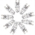 abordables Ampoules LED double broche-10 pièces g9 ampoule halogène 40w t4 pour hotte lumières fours à micro-ondes salle de bain lustres remplacement dimmable blanc chaud 220 ~ 240v