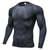 cheap Running Tops-Men&#039;s Long Sleeve Compression Shirt Tee Tshirt Sweatshirt Base Layer Top Athletic Quick Dry Breathability Lightweight Fitness Gym Workout Running Jogging Sportswear Snakeskin White Gray Red Blue