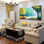 cheap Landscape Paintings-Oil Painting Hand Painted Horizontal Landscape Abstract Landscape Modern Stretched Canvas