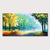 cheap Landscape Paintings-Oil Painting Hand Painted Horizontal Landscape Abstract Landscape Modern Stretched Canvas