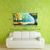 cheap Landscape Paintings-Oil Painting Hand Painted Horizontal Landscape Abstract Landscape Modern Stretched Canvas