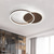 cheap Dimmable Ceiling Lights-LED Ceiling Light 40cm Circle Ring Design Flush Mount Lights Aluminum Novelty Artistic Modern Simple Living Room Office Bedroom Dining Room 110-120V 220-240V ONLY DIMMABLE WITH REMOTE CONTROL