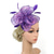 cheap Fascinators-Fascinators Headpiece Tulle Tea Party Horse Race Ladies Day Elegant Retro With Feather Flower Headpiece Headwear dress to impress Race Day Dress