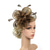 cheap Fascinators-Fascinators Headpiece Tulle Tea Party Horse Race Ladies Day Elegant Retro With Feather Flower Headpiece Headwear dress to impress Race Day Dress