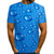 お買い得  メンズ3DＴシャツ-メンズ tシャツ ラウンドネック 半袖 グリーン ブルー パープル カジュアル デイリー プリント トップス ストリートウェア 誇張された 夏 グラフィック tシャツ