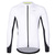 cheap Cycling Jerseys-Men&#039;s Cycling Jersey Long Sleeve Mountain Bike MTB Road Bike Cycling Winter Graphic Patterned Jersey Dark Grey White Yellow Breathability Reflective Strips Back Pocket Sports Clothing Apparel Cycling