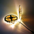cheap Waterproof Strip Lights-32.8ft 10m LED Light Strips Flexible Tiktok Lights Not-Waterproof 600 Units SMD 5050 10mm LEDs DC12V for Holiday Home Party Indoor Decoration