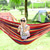 cheap Camping Furniture-Camping Hammock with Hardwood Spreader Outdoor Portable High Strength Compact Durable Folding Canvas for 1 person Camping / Hiking Hunting Fishing Stripes Orange / Green Fuchsia Blue+White 200*80 cm