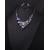 billige Smykkesett-Brude smykker sett 1set Blå Edelsten Strass Legering 1 Halskjede Øredobber Dame Kunstnerisk Elegant Klassisk Søtt Smuk geometriske Kjærlighed Annerledes Smykkesett Til Fest Bryllup