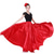 cheap Latin Dancewear-Latin Dance Skirts Gore Women&#039;s Performance Natural Matte Satin