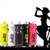 お買い得  ウォーターボトル-Nuckily バイク ウォーターボトル BPAフリー 携帯用 液漏れ防止 ライトウェイト 非毒性 用途 サイクリング ロードバイク マウンテンバイク キャンピング＆ハイキング ランニング 屋外 PP フクシャ グレー ホワイト