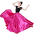 cheap Latin Dancewear-Latin Dance Skirts Gore Women&#039;s Performance Natural Matte Satin