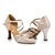 cheap Ballroom Shoes &amp; Modern Dance Shoes-Women's Glitter Latin Dance Heels – Strappy Ballroom Performance Shoes with Buckle for Salsa, Tango &amp; Party Events