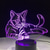 cheap 3D Night Lights-USB 3D LED Night Light, 7 Colors Changing Cat Illusion Lamp, Touch Control Night Light Perfect Decoration &amp; Gift for Cat Lovers