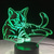 cheap 3D Night Lights-USB 3D LED Night Light, 7 Colors Changing Cat Illusion Lamp, Touch Control Night Light Perfect Decoration &amp; Gift for Cat Lovers