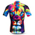 cheap Cycling Jerseys-21Grams® 3D Lion Funny Men&#039;s Short Sleeve Cycling Jersey - Dark Navy Bike Jersey Top Breathable Quick Dry Moisture Wicking Sports Summer Elastane Polyester Mountain Bike MTB Road Bike Cycling