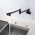 cheap Foldable-Kitchen Faucet,Wall Mounted Pot Filler Black Single Handle One Hole Multi-Ply Pot Filler Foldable Contemporary Kitchen Taps
